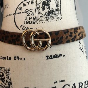 CHEETAH PRINT BELT